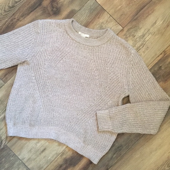 oatmeal knit sweater
